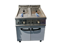 重庆厨房设备厂家告诉你燃气双缸油炸炉的安装方法